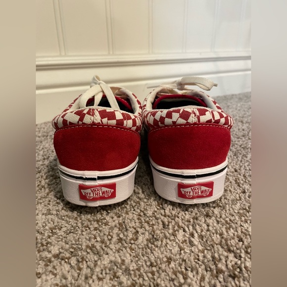 Vans Comfycush Era Tear Check Racing Red/True White - Picture 3 of 9
